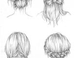 Drawing Hairstyles Braid Back View Of A Person Drawing