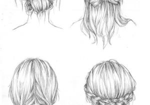 Drawing Hairstyles Braid Back View Of A Person Drawing