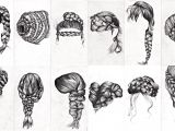 Drawing Hairstyles Braid Braids Drawing Pinterest