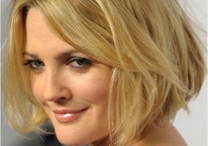 Drew Barrymore Bob Haircut Drew Barrymore S Blond Bob Hairstyle with Waves