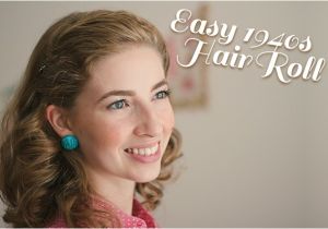 Easy 1940s Hairstyles for Short Hair Easy 1940s Hair Roll Tutorial Video the Boyer Sisters