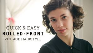 Easy 1940s Hairstyles for Short Hair the Hair Parlor Quick & Easy Vintage Hairstyle the