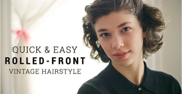 Easy 1940s Hairstyles for Short Hair the Hair Parlor Quick & Easy Vintage Hairstyle the