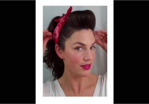 Easy 1950s Hairstyles 6 Pin Up Looks for Beginners Quick and Easy Vintage