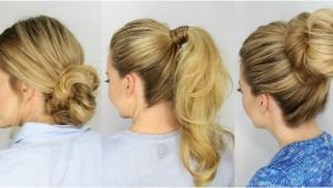 Easy 5 Min Hairstyles 3 Easy 5 Minute Hairstyles