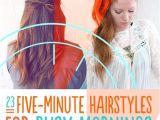 Easy 5 Minute Hairstyles for Long Hair 5 Minute Hairstyles for School