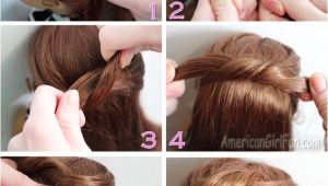 Easy American Girl Doll Hairstyles Step by Step Steps to Do A Knotted Bun Doll Hair Styling