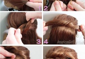 Easy American Girl Doll Hairstyles Step by Step Steps to Do A Knotted Bun Doll Hair Styling