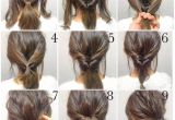 Easy and Cute Hairstyles for Work Frisuren top Bun Hairstyles Hair Pinterest