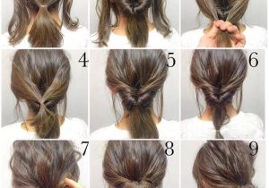 Easy and Cute Hairstyles for Work Frisuren top Bun Hairstyles Hair Pinterest