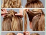 Easy and Cute Hairstyles Step by Step Simple Diy Braided Bun & Puff Hairstyles Pictorial