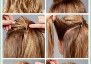 Easy and Cute Hairstyles Step by Step Simple Diy Braided Bun & Puff Hairstyles Pictorial