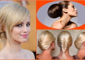 Easy at Home Hairstyles for Medium Length Hair Easy Casual Updo Hairstyles for Medium Length Hair