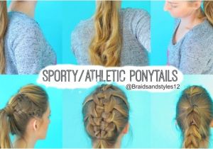 Easy athletic Hairstyles Sporty Hairstyles for School