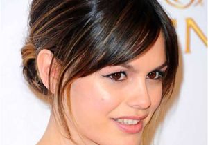 Easy Bang Hairstyles 20 Bun Hairstyles with Bangs