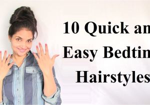 Easy Bedtime Hairstyles 10 Quick and Easy Bedtime Hairstyles Medium Long Hair