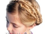 Easy Beginner Hairstyles Pretty Hair is Fun How to Do A Milkmaid Crown Fishtail