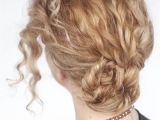 Easy Braided Hairstyles for Curly Hair Easy Curly Braided Bun Tutorial Hair Romance