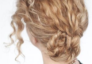 Easy Braided Hairstyles for Curly Hair Easy Curly Braided Bun Tutorial Hair Romance