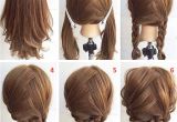 Easy Braided Hairstyles for Shoulder Length Hair Easy Step by Step Hairstyles for Medium Hair