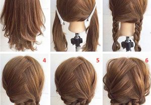 Easy Braided Hairstyles for Shoulder Length Hair Easy Step by Step Hairstyles for Medium Hair