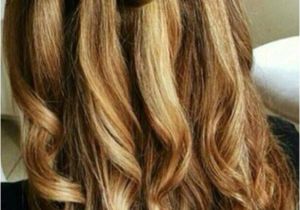 Easy Cascading Braids Hairstyles Balayage Curly Hair with Waterfall Braid Gorgeoushair