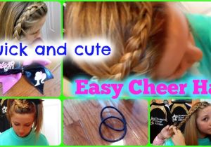 Easy Cheer Hairstyles Quick and Easy Cheer Practice Hairstyles