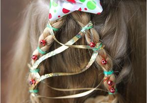 Easy Christmas Party Hairstyles Christmas Tree Braid Cute Girls Hairstyle