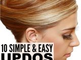 Easy Diy Hairstyles for Medium Length Hair 10 Simple Updos for Shoulder Length Hair