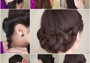 Easy Do It Yourself Hairstyles for Medium Hair Diy Simple and Awesome Twisted Updo Hairstyle