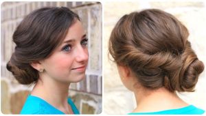 Easy Dressy Hairstyles Easy Twist Updo Prom Hairstyles