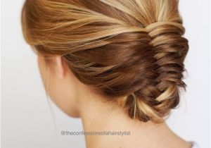 Easy Effective Hairstyles Best 25 Fishtail Updo Ideas On Pinterest
