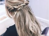 Easy Elegant Hairstyles Half Up Half Up Half Down Hairstyle Hairstyle Updo Hairstyle Upstyle