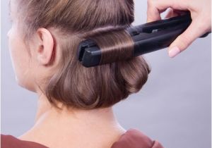 Easy Flat Iron Hairstyles How to Voluminous Curly Hairstyle for Short Fine Hair