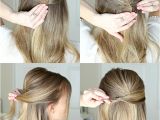 Easy formal Hairstyles Instructions Easy Half Up Prom Hair