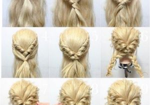 Easy formal Hairstyles Instructions Hair Tutorial Braids Pinterest