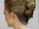 Easy French Roll Hairstyle 20 Easy Updo Hairstyles for Medium Hair Pretty Designs