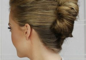Easy French Roll Hairstyle 20 Easy Updo Hairstyles for Medium Hair Pretty Designs