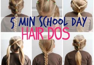 Easy Hairstyles 5 Minutes Girls Easy Hairstyles for School Luxury 5 Minute School Day Hair