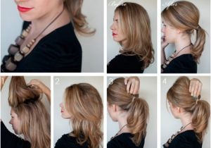 Easy Hairstyles Done at Home Easy to Do Hairstyles for Medium Hair at Home