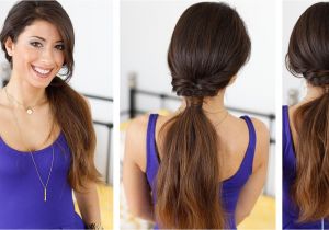Easy Hairstyles Extensions Quick and Effortless Ponytail Hairstyle with Luxy Hair Extensions