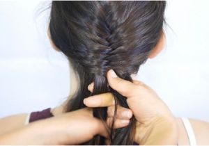 Easy Hairstyles Fishtail Braid 4 Ways to Make A Fishtail Braid Wikihow