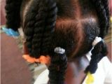 Easy Hairstyles for 7 Year Olds to Do 2 Strand Twist Ponies First Time Wearing Barrettes & She Loves them