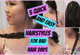 Easy Hairstyles for Bad Hair Days 5 Quick and Easy Heatless Hairstyles for Bad Hair Days
