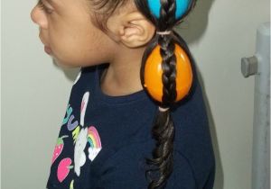 Easy Hairstyles for Biracial Hair Love Your Girls Biracial Curls Egg Tails Easter Hairstyle