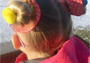 Easy Hairstyles for Crazy Hair Day Crazy Hair Day Ideas Girls Cupcake Hairdo Must Have Mom
