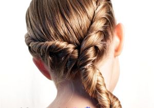 Easy Hairstyles for Dance Class Pretty Hair is Fun Double Side Twist Braids Rope Braids