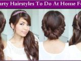 Easy Hairstyles for Girls at Home Easy Party Hairstyles to Do at Home for Girls