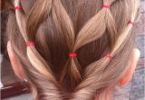 Easy Hairstyles for Kindergarten Peinados Con Ligas Para Ni±as Hair Pinterest