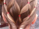 Easy Hairstyles for Kindergarten Peinados Con Ligas Para Ni±as Hair Pinterest